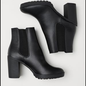 Black Heeled Booties